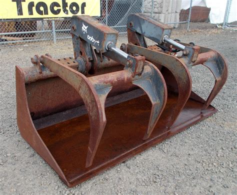 wildkat skid steer grapple bucket|used skid steer grapple for sale.